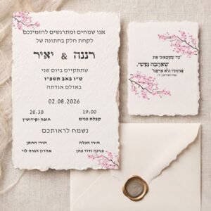 הזמנה חתונה- רננה