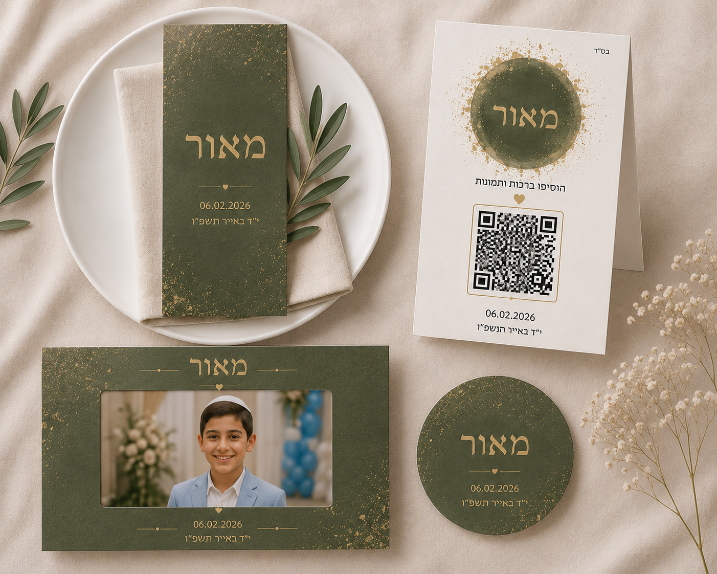 הזמנה בר מצווה - מאור זהב – תמונה 2